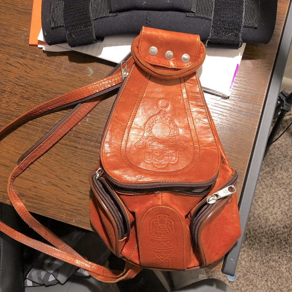 Leather Vintage Lil Backpack/ Purse